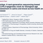 EpiAge study publication on ELOVL2 epigenetic clock for biological age assessment.